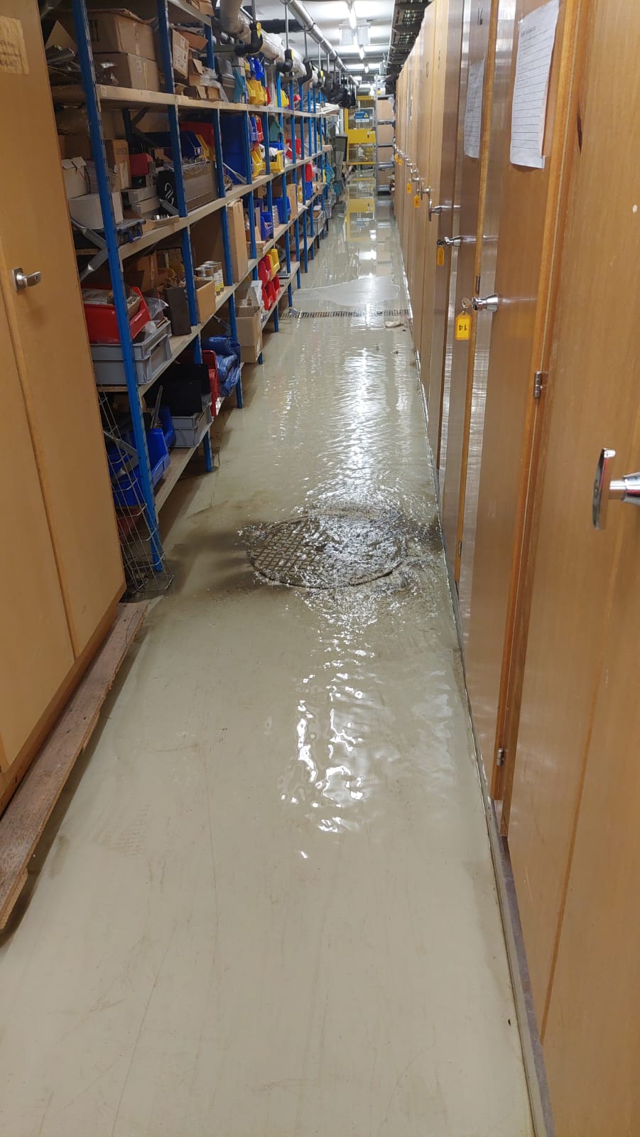 Water Infiltration in Building 865: Basement and Lift Temporarily Affected