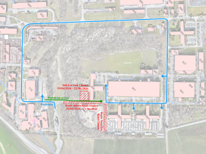 Temporary Closure of Route Adams